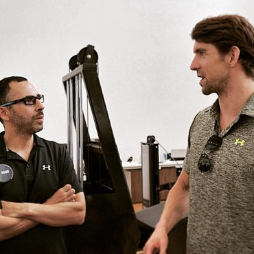 Michael Phelps faz visita técnica ao NAR