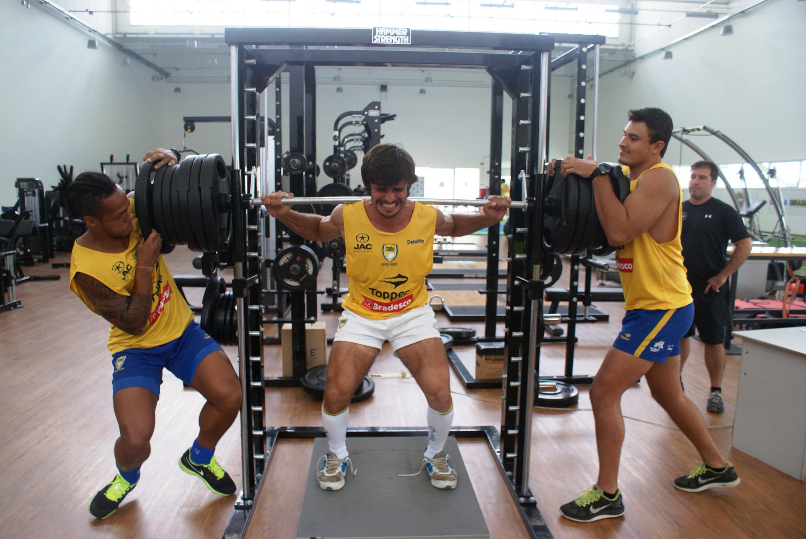 Seleção masculina de Rugby Sevens encerra avaliações com teste de força máxima