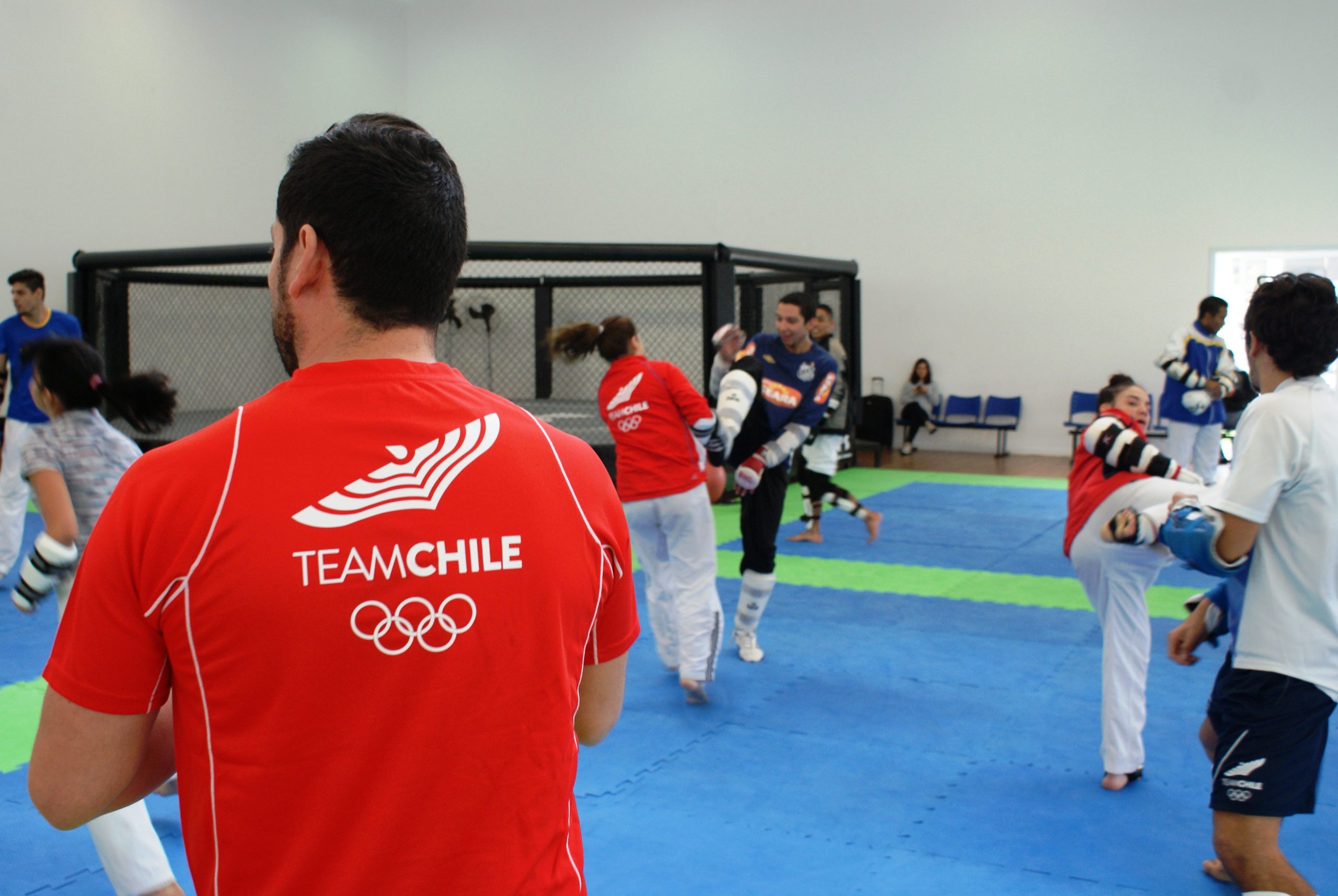 Seleção chilena de taekwondo participa de clínica no NAR