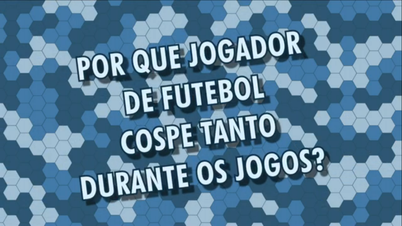 Por que jogador de futebol cospe durante os jogos?