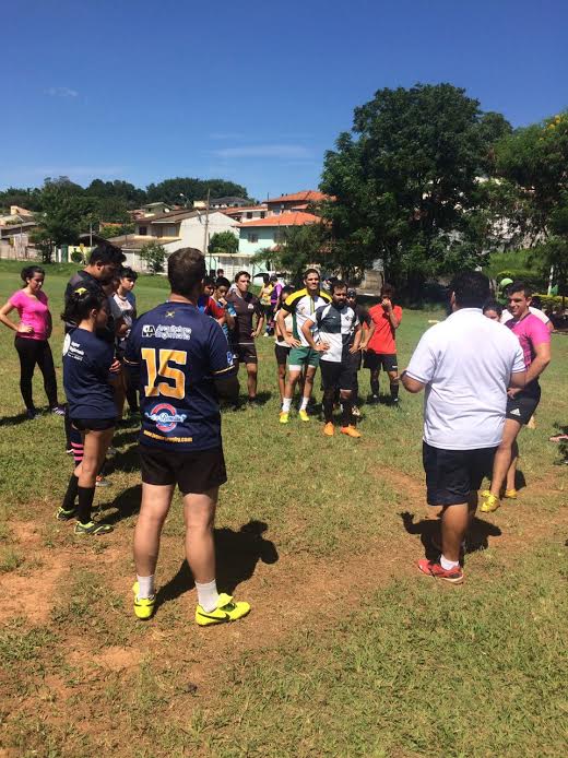 Atibaia Rugby e o Tatuapé Rugby realizaram treinamento de aprimoramento com o técnico e preparador físico Fester