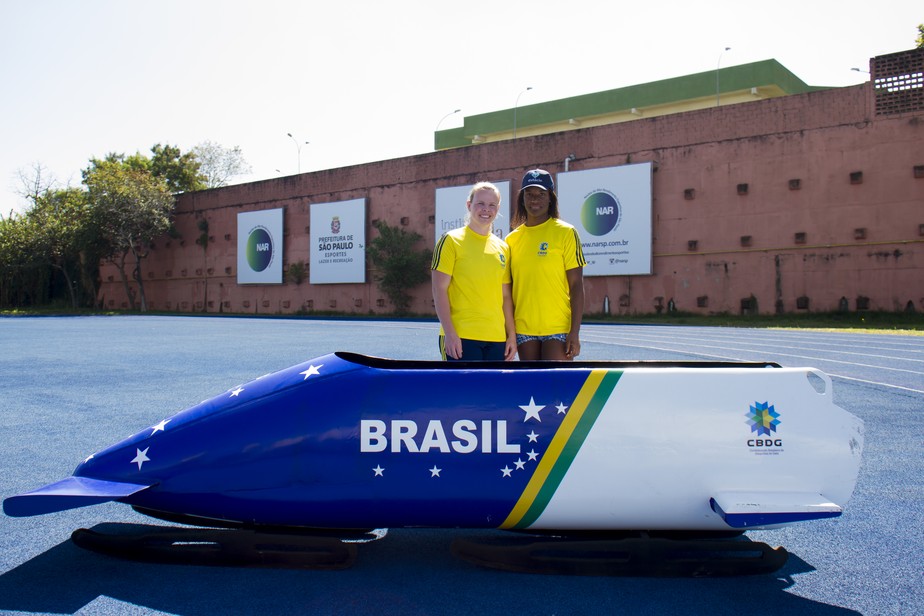 Dupla feminina do bobsled brasileiro tenta vaga em PyeongChang, mas foco é em 2022