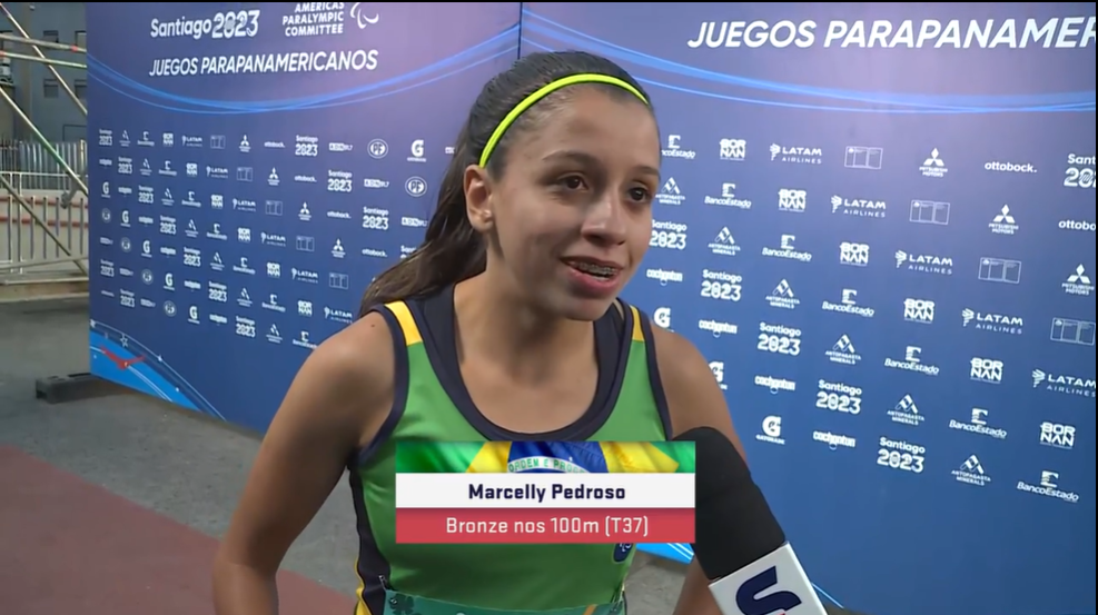 Marcelly Pedroso comemora aniversário com bronze no Atletismo do Parapan – 24/11/2023