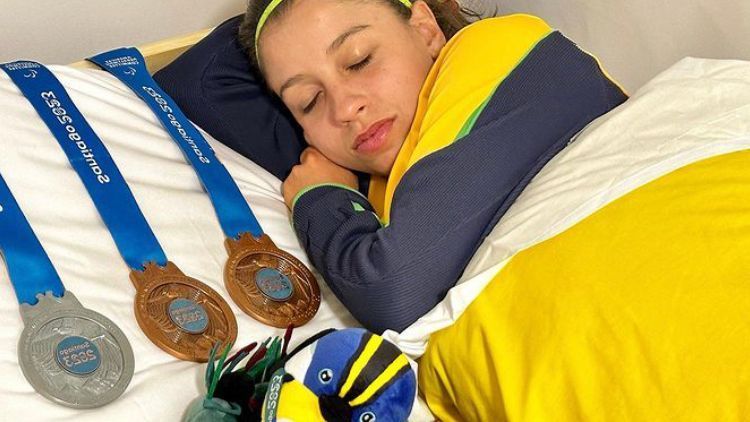 Estreante em Parapan, Marcelly Pedroso comemora as três medalhas conquistadas em Santiago